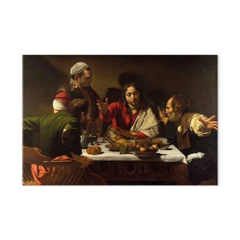Obraz - Caravaggio - Wieczerza w Emaus 30x20 Na płótnie włoskim