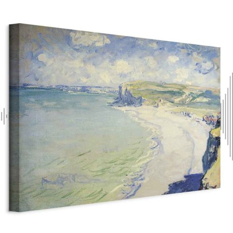 Obraz - Claude Monet - Plaża w Pourville 30x20 Akustyczny