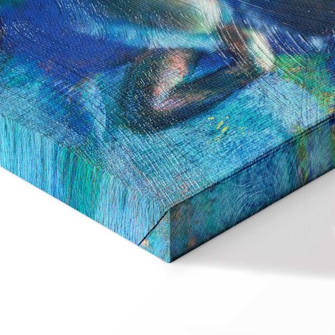 Obraz - Edgar Degas - Błękitne tancerki II 40x40 Premium Print