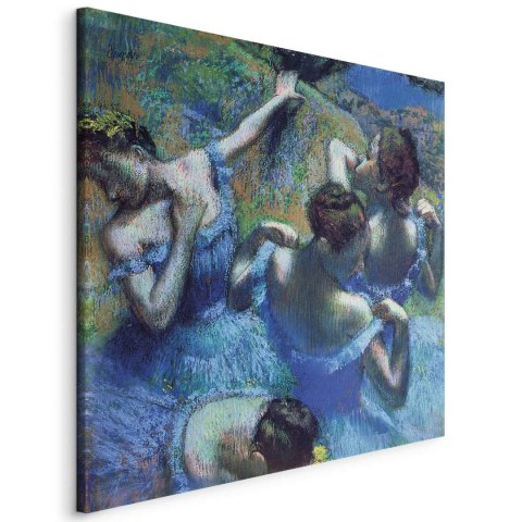 Obraz - Edgar Degas - Błękitne tancerki II 60x60 Standard