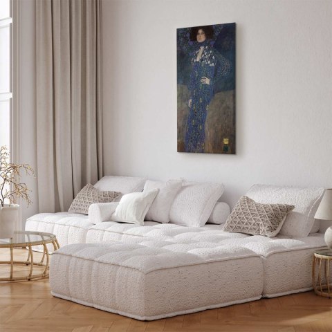 Obraz - Gustav Klimt - Emilie Flöge 30x60 Na płótnie włoskim