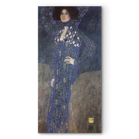 Obraz - Gustav Klimt - Emilie Flöge 40x80 Na płótnie włoskim