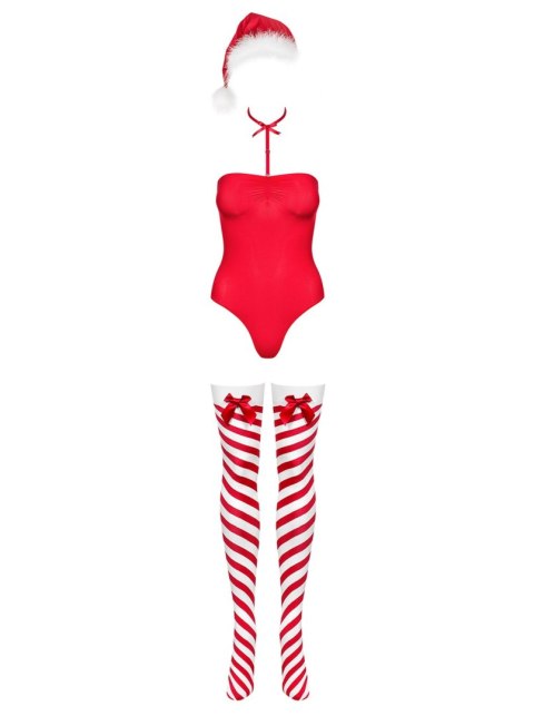 Bielizna-Kissmas body czerwone S/M