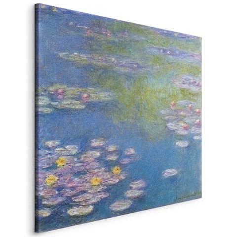Obraz - Claude Monet - Nenufary (lilie wodne) w Giverny 40x40 Standard