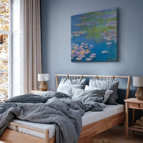 Obraz - Claude Monet - Nenufary (lilie wodne) w Giverny 60x60 Standard