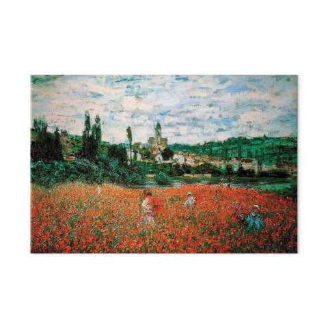 Obraz - Claude Monet - Pole maków pod Vétheuil 60x40 Na płótnie włoskim