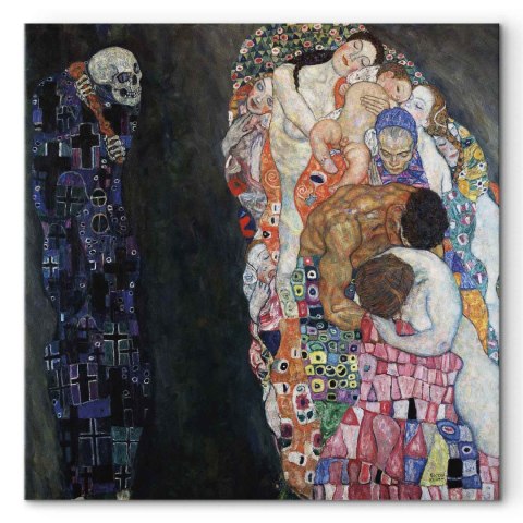 Obraz - Gustav Klimt - Śmierć i życie 60x60 Standard