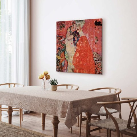 Obraz - Gustav Klimt - Przyjaciółki 40x40 Premium Print