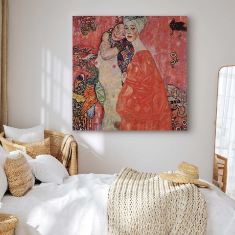 Obraz - Gustav Klimt - Przyjaciółki 40x40 Standard