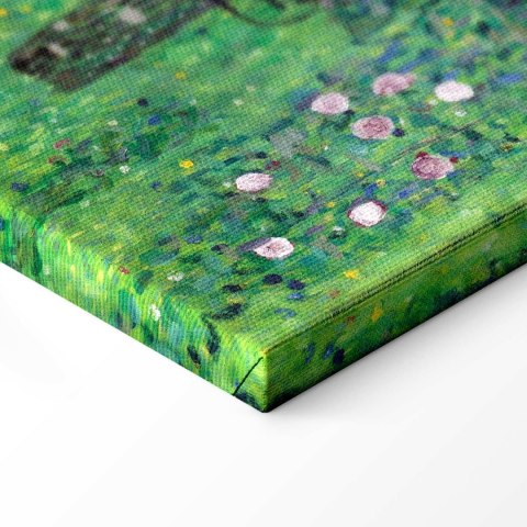 Obraz - Gustav Klimt - Róże wśród drzew 40x40 Na płótnie włoskim