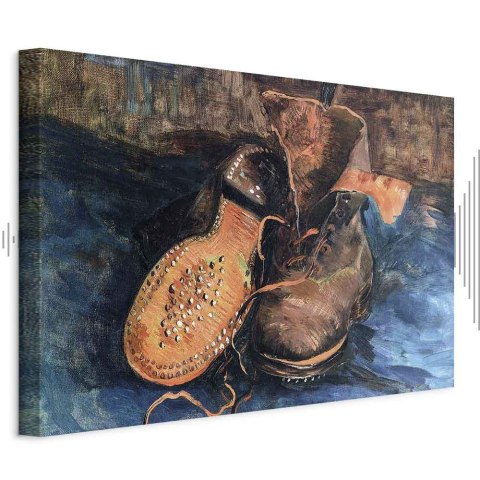 Obraz - Vincent van Gogh - Para butów 30x20 Akustyczny