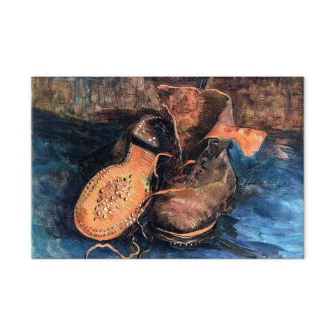 Obraz - Vincent van Gogh - Para butów 30x20 Akustyczny
