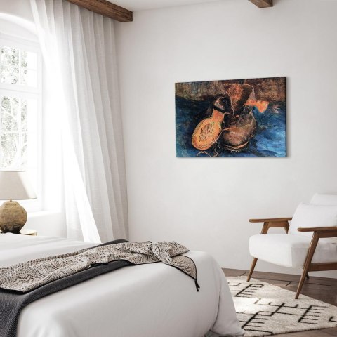 Obraz - Vincent van Gogh - Para butów 30x20 Akustyczny