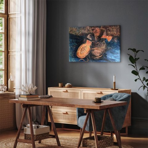 Obraz - Vincent van Gogh - Para butów 30x20 Premium Print