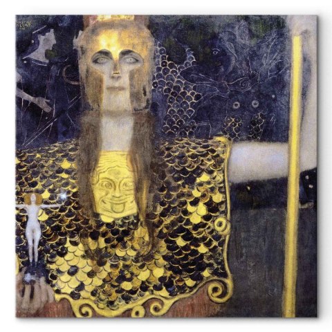 Obraz - Gustav Klimt - Pallas Atena 40x40 Premium Print
