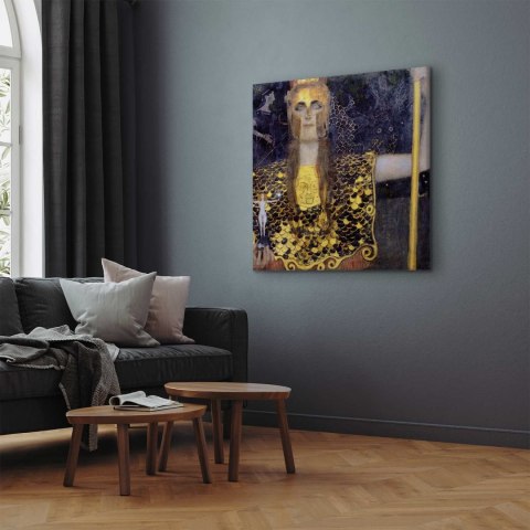 Obraz - Gustav Klimt - Pallas Atena 40x40 Premium Print