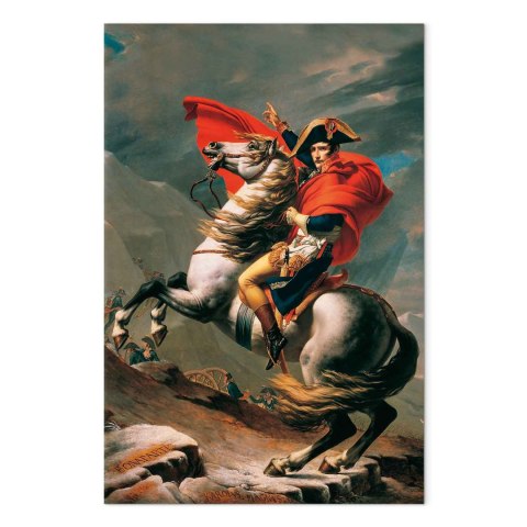 Obraz - Jacques-Louis David - Napoleon przekraczający Alpy 20x30 Premium Print