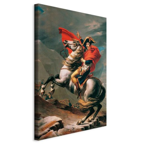 Obraz - Jacques-Louis David - Napoleon przekraczający Alpy 60x90 Standard