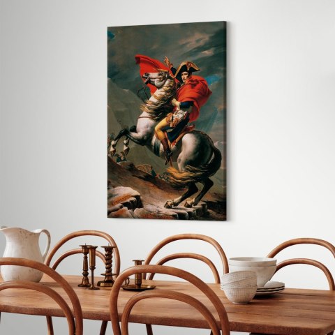 Obraz - Jacques-Louis David - Napoleon przekraczający Alpy 60x90 Standard