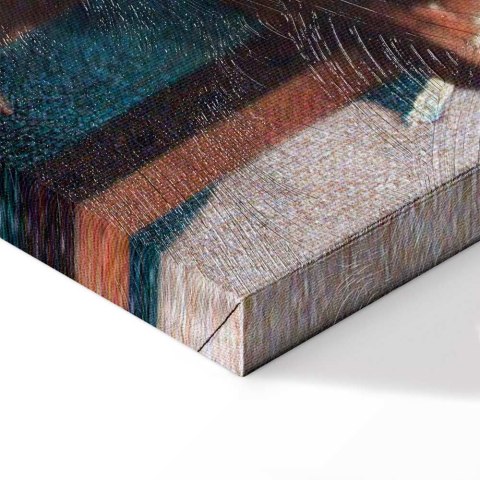 Obraz - Jan Vermeer - Koronczarka 40x40 Premium Print