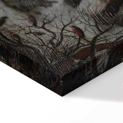 Obraz - Pieter Brueghel (młodszy) - Winter Landscape with a Bird Trap 30x20 Premium Print