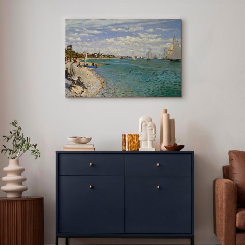 Obraz - Claude Monet - Regaty w Sainte-Adresse 30x20 Akustyczny