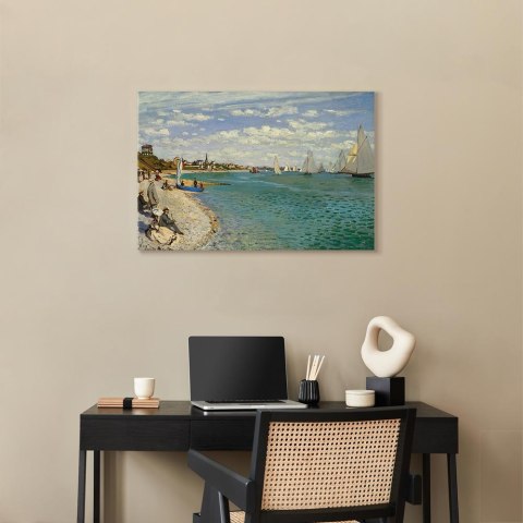 Obraz - Claude Monet - Regaty w Sainte-Adresse 30x20 Standard