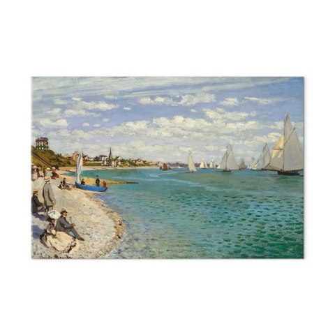 Obraz - Claude Monet - Regaty w Sainte-Adresse 60x40 Standard