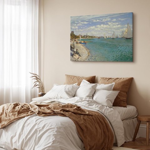 Obraz - Claude Monet - Regaty w Sainte-Adresse 90x60 Standard