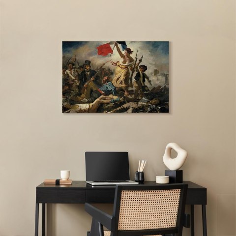 Obraz - Eugène Delacroix - Wolność wiodąca lud na barykady 30x20 Standard