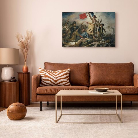 Obraz - Eugène Delacroix - Wolność wiodąca lud na barykady 60x40 Standard