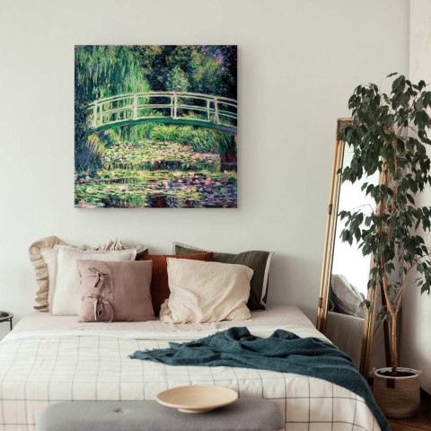 Obraz - Claude Monet - Staw z nenufarami 40x40 Standard