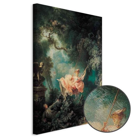 Obraz - Jean-Honoré Fragonard - Huśtawka 20x30 Premium Print