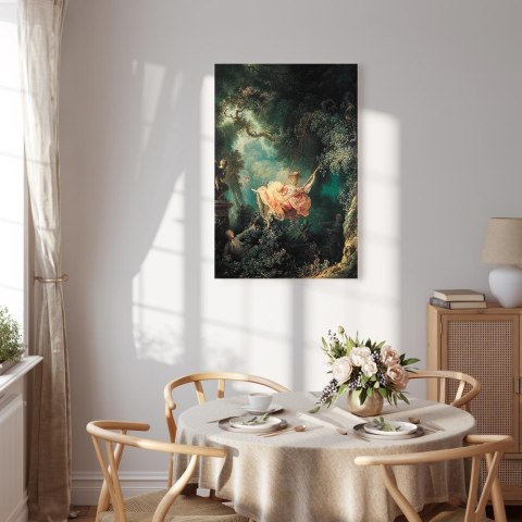 Obraz - Jean-Honoré Fragonard - Huśtawka 20x30 Premium Print
