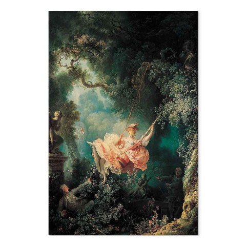 Obraz - Jean-Honoré Fragonard - Huśtawka 20x30 Standard