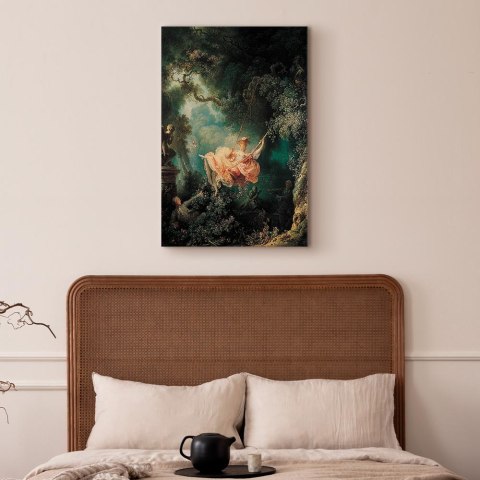 Obraz - Jean-Honoré Fragonard - Huśtawka 40x60 Standard