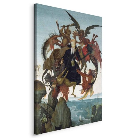 Obraz - Michał Anioł - Męczarnie św. Antoniego 20x30 Na płótnie włoskim