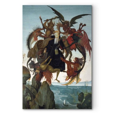 Obraz - Michał Anioł - Męczarnie św. Antoniego 20x30 Premium Print