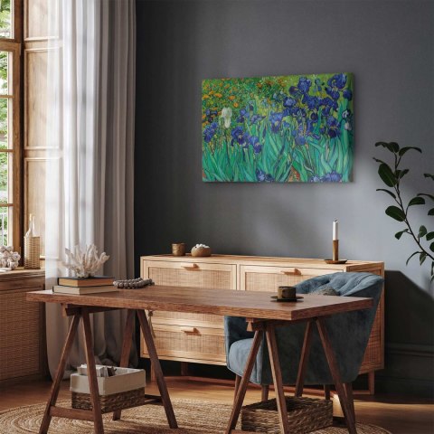 Obraz - Vincent van Gogh - Irysy 30x20 Akustyczny