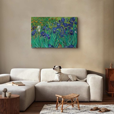 Obraz - Vincent van Gogh - Irysy 30x20 Na płótnie włoskim