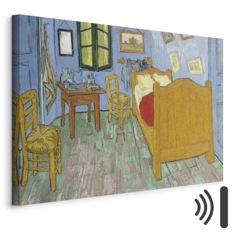 Obraz - Vincent van Gogh - Pokój van Gogha w Arles 30x20 Akustyczny