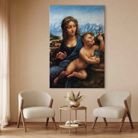 Obraz XXL - Leonardo da Vinci - Madonna z kądzielą 160x240