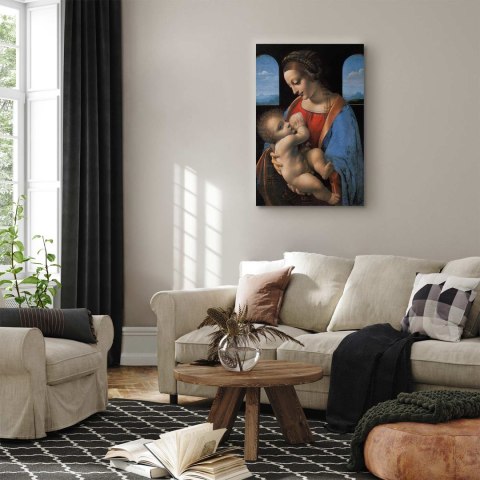 Obraz - Leonardo da Vinci - Madonna Litta 60x90 Standard