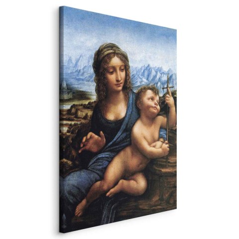 Obraz - Leonardo da Vinci - Madonna z kądzielą 40x60 Standard