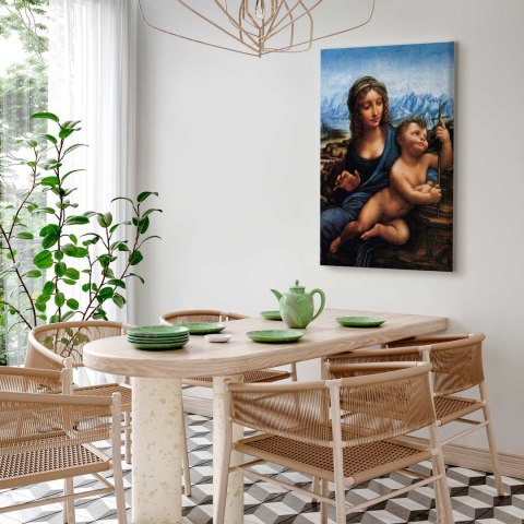 Obraz - Leonardo da Vinci - Madonna z kądzielą 40x60 Standard
