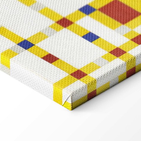 Obraz - Piet Mondrian - Broadway Boogie Woogie 60x60 Standard