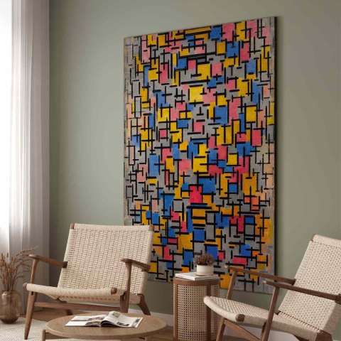 Obraz XXL - Piet Mondrian - Kompozycja 107x160