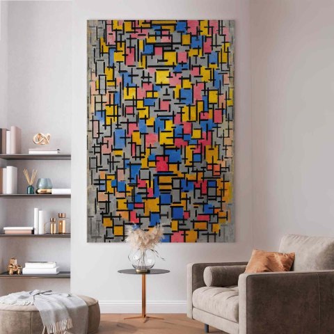 Obraz XXL - Piet Mondrian - Kompozycja 113x170