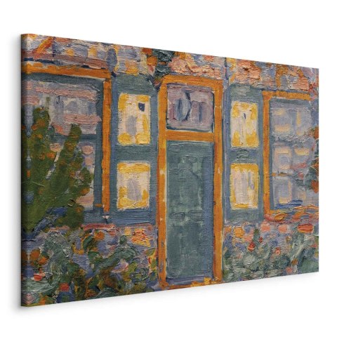 Obraz - Piet Mondrian - Dom w słońcu 60x40 Standard
