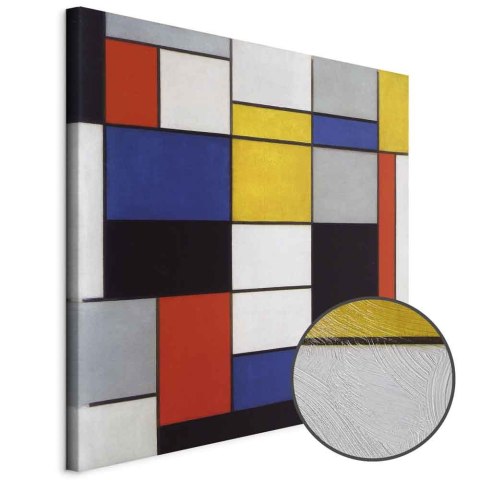 Obraz - Piet Mondrian - Kompozycja A 40x40 Premium Print
